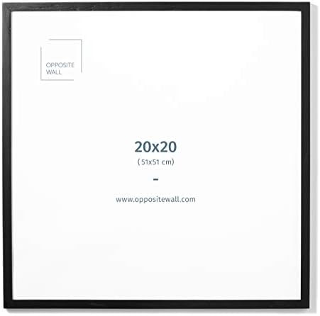 (20x20 in | 51x51 cm) Black Solid Oak Wood Picture Frame Poster Frame Wall Photo Frame | Amazon (CA)