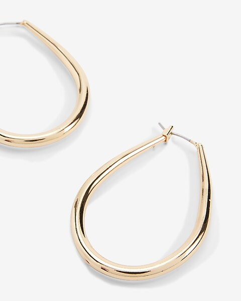 Teardrop Hoop Earrings | Express
