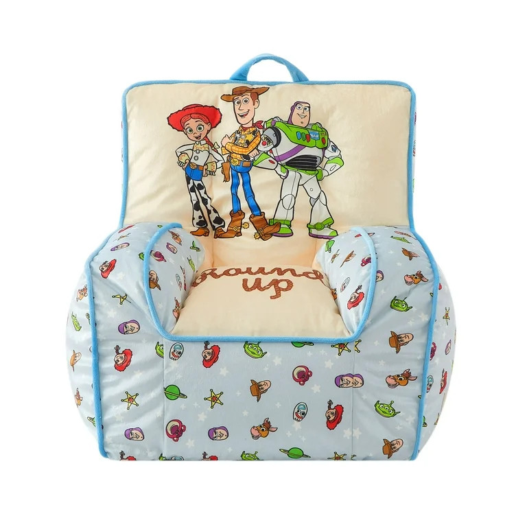 Toy Story 18" Toddler Square Beanbag Chair, Blue | Walmart (US)
