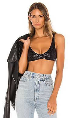 Only Hearts Shine On Bra in Black from Revolve.com | Revolve Clothing (Global)