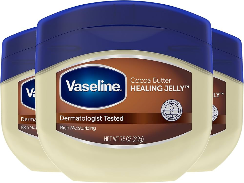Vaseline Blueseal Rich Conditioning Jelly 7.5 Oz- Cocoa Butter 3-Pack. | Amazon (US)