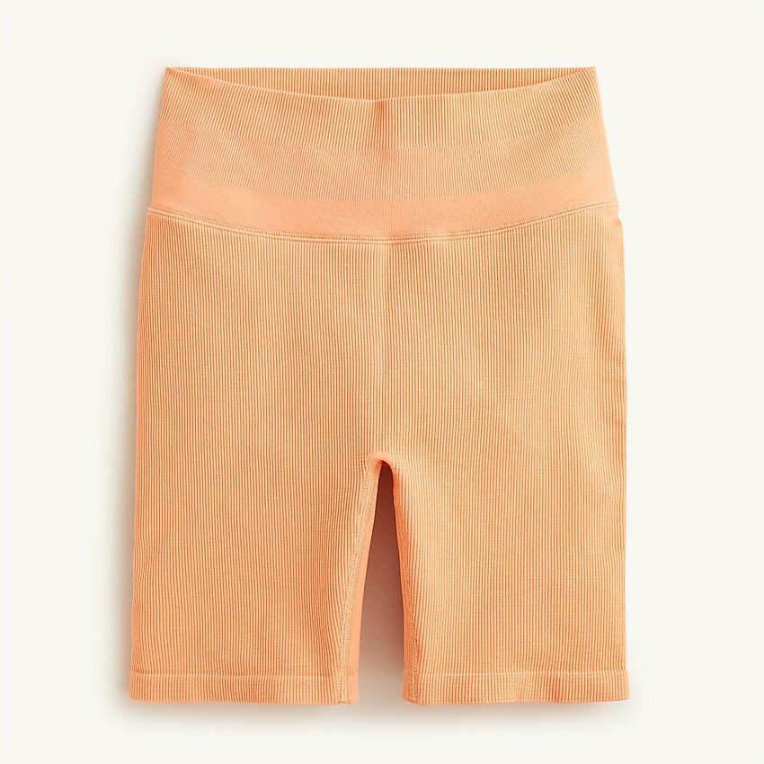 SculptStretch high-rise ribbed bike short | J. Crew US