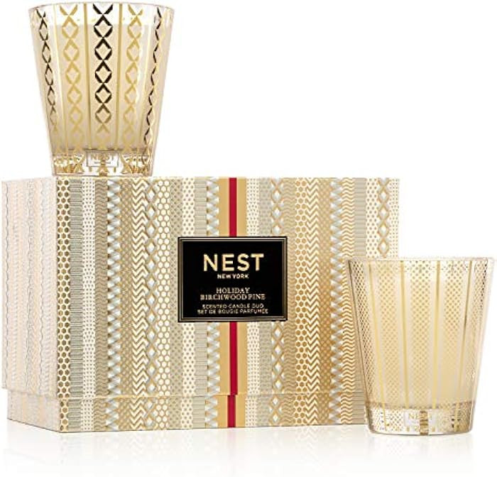 Amazon.com: NEST New York Holiday & Birchwood Pine Scented Classic Candle Set : Beauty & Personal... | Amazon (US)