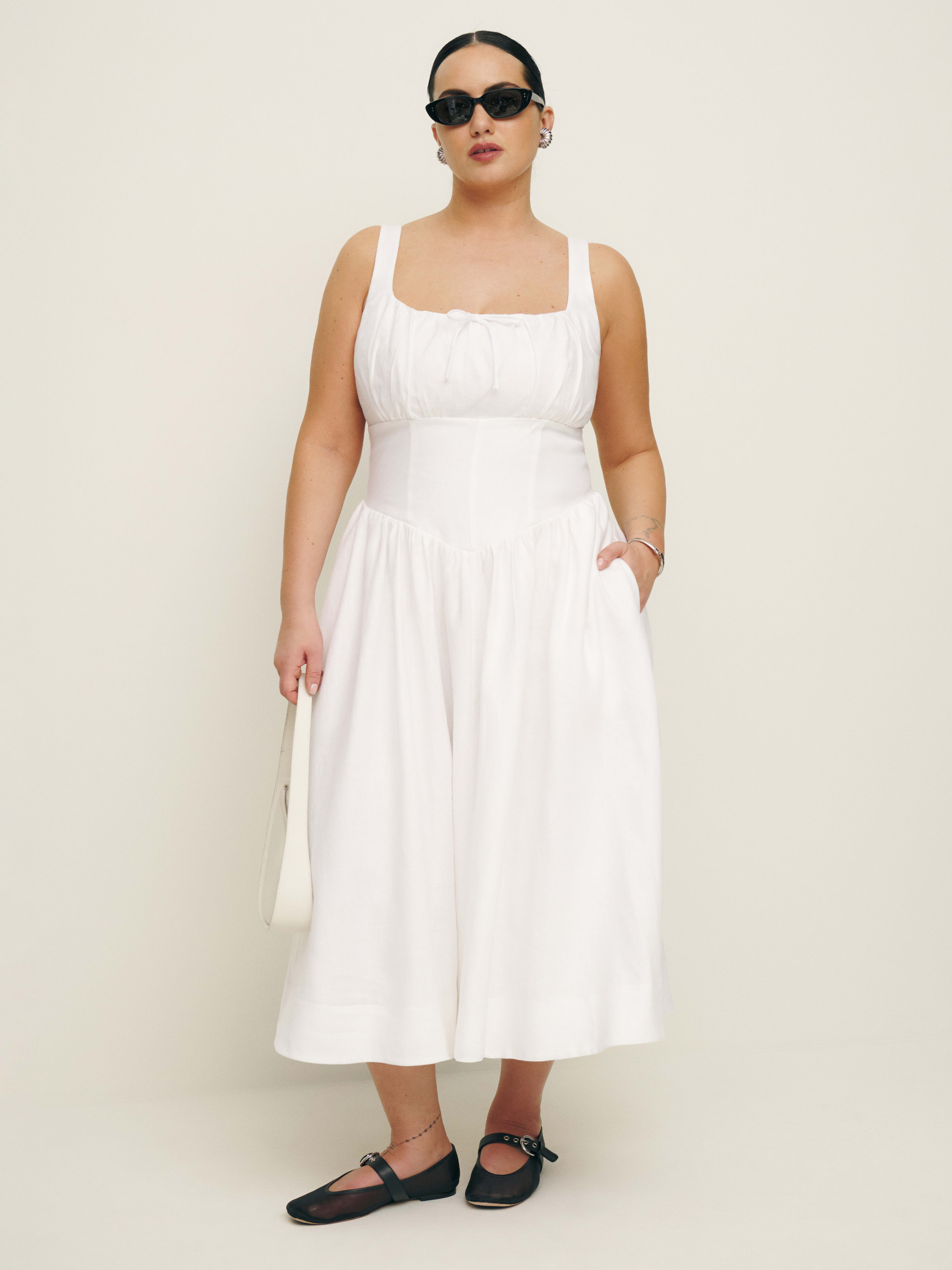 Balia Linen Dress Es | Reformation (US & AU)