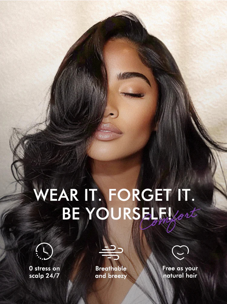 Luvme All-Day Comfort™ Wig 180% / 250% Density Glueless 7x6 Closure HD | Luvmehair