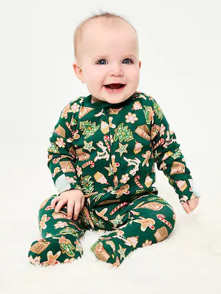 2-Way-Zip Sleep & Play Footed One-Piece for Baby | Old Navy (US)
