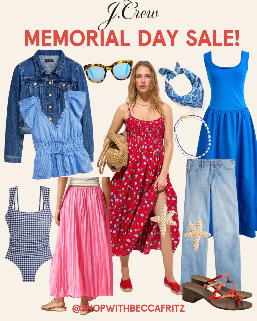 Let the summer savings begin!
The J Crew Memorial Day Sale is HERE with major markdowns on sunny-weather staples! #JCrew #BeccaFritzFinds

#LTKSaleAlert #LTKFindsUnder100 #LTKFindsUnder50