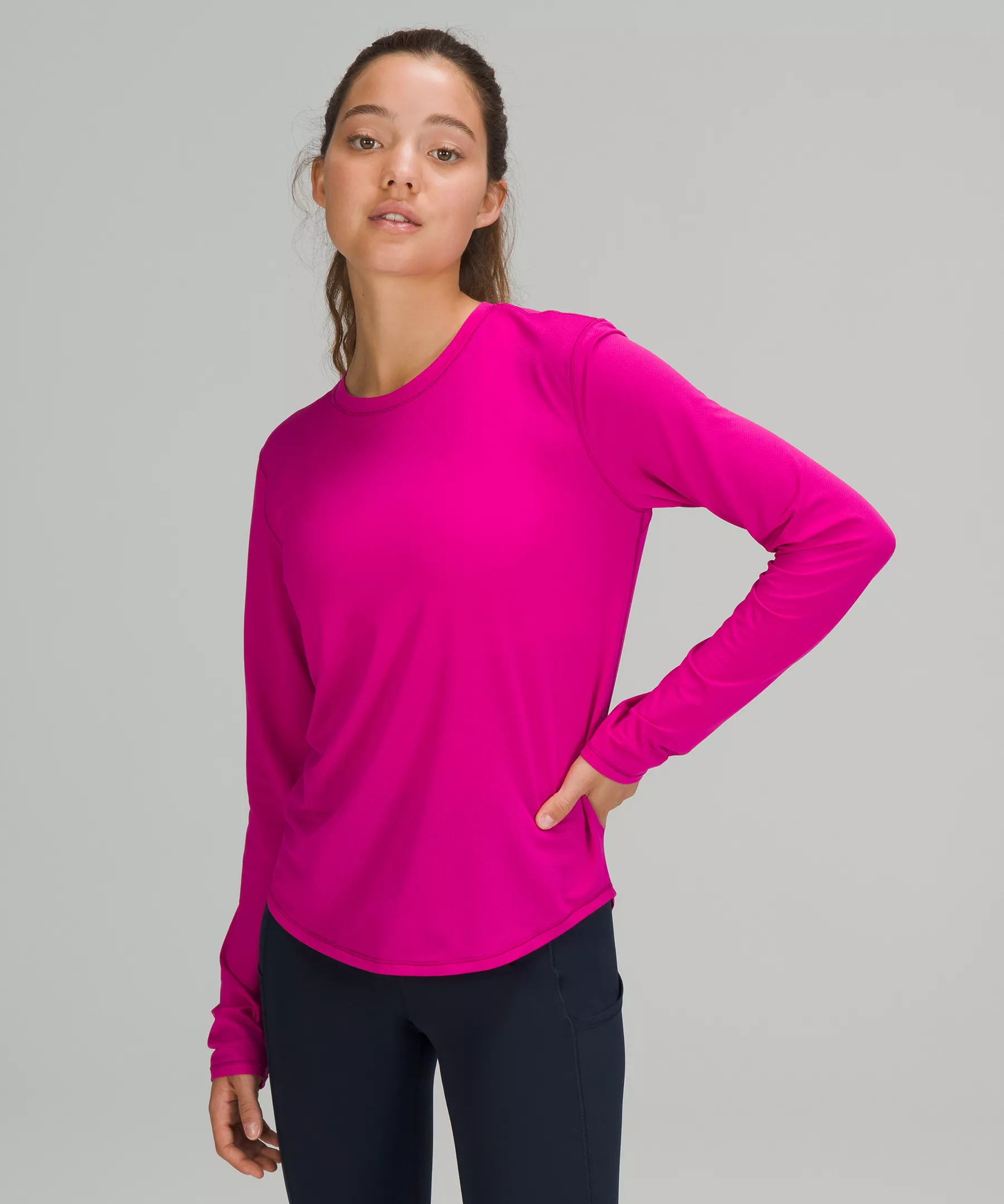 High-Neck Running and Training Long Sleeve Shirt | Lululemon (US)