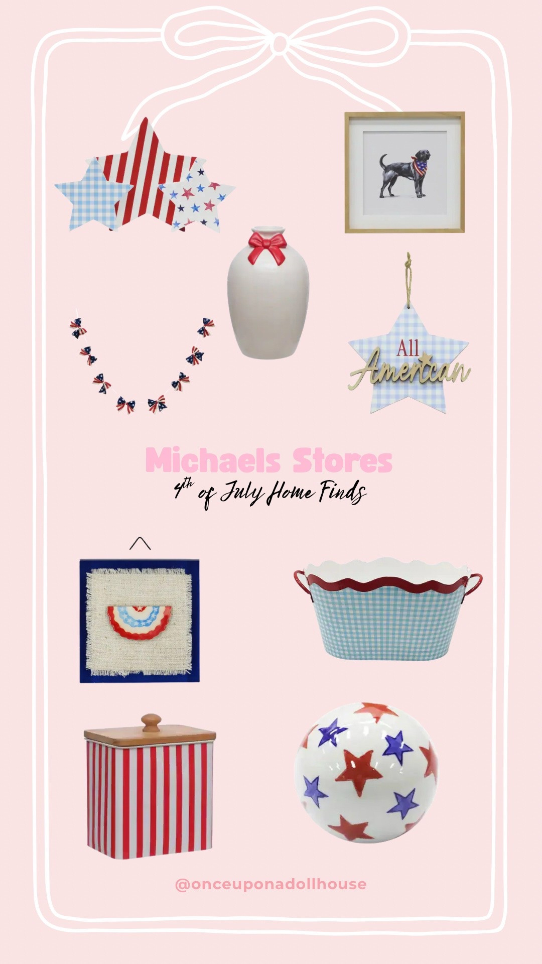 Michaels 4th of July Home finds! 

Memorial day finds, vase, pillow, patriotic finds, Red
Blue and white

#LTKsummer #LTKfestival #LTKhome