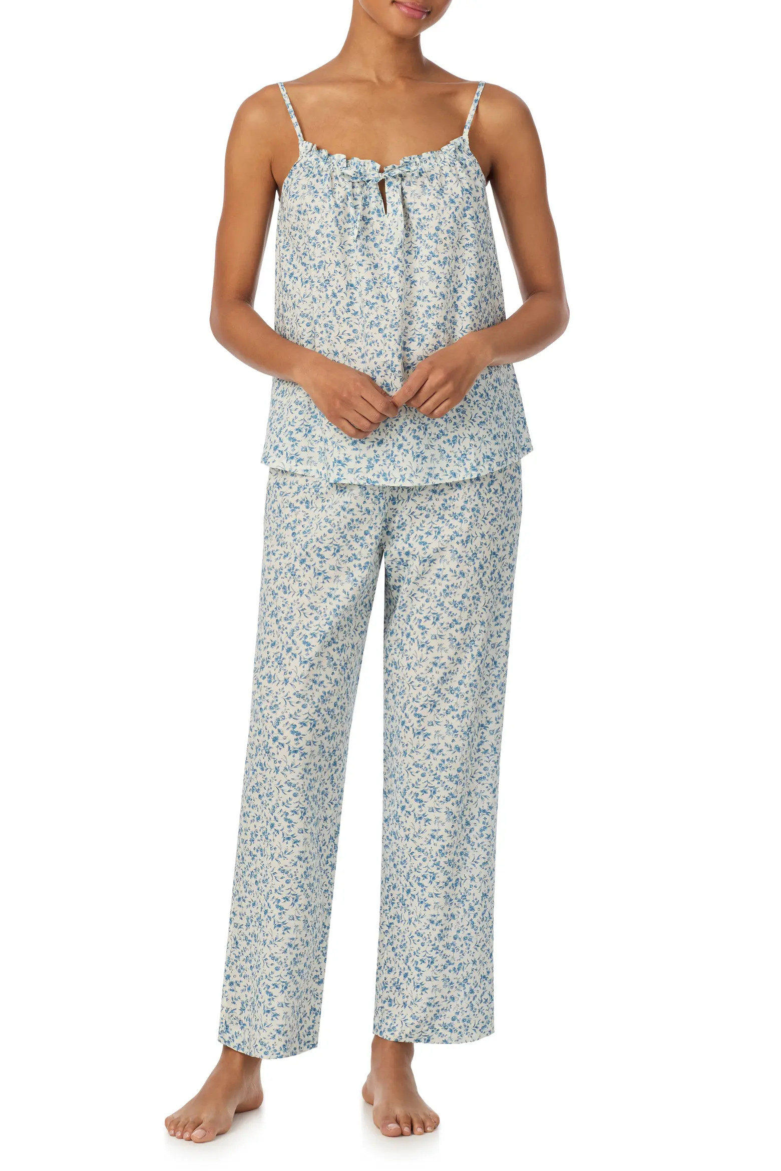 Print Tunnel Neck Ankle Pajamas (Women) | Nordstrom | Nordstrom