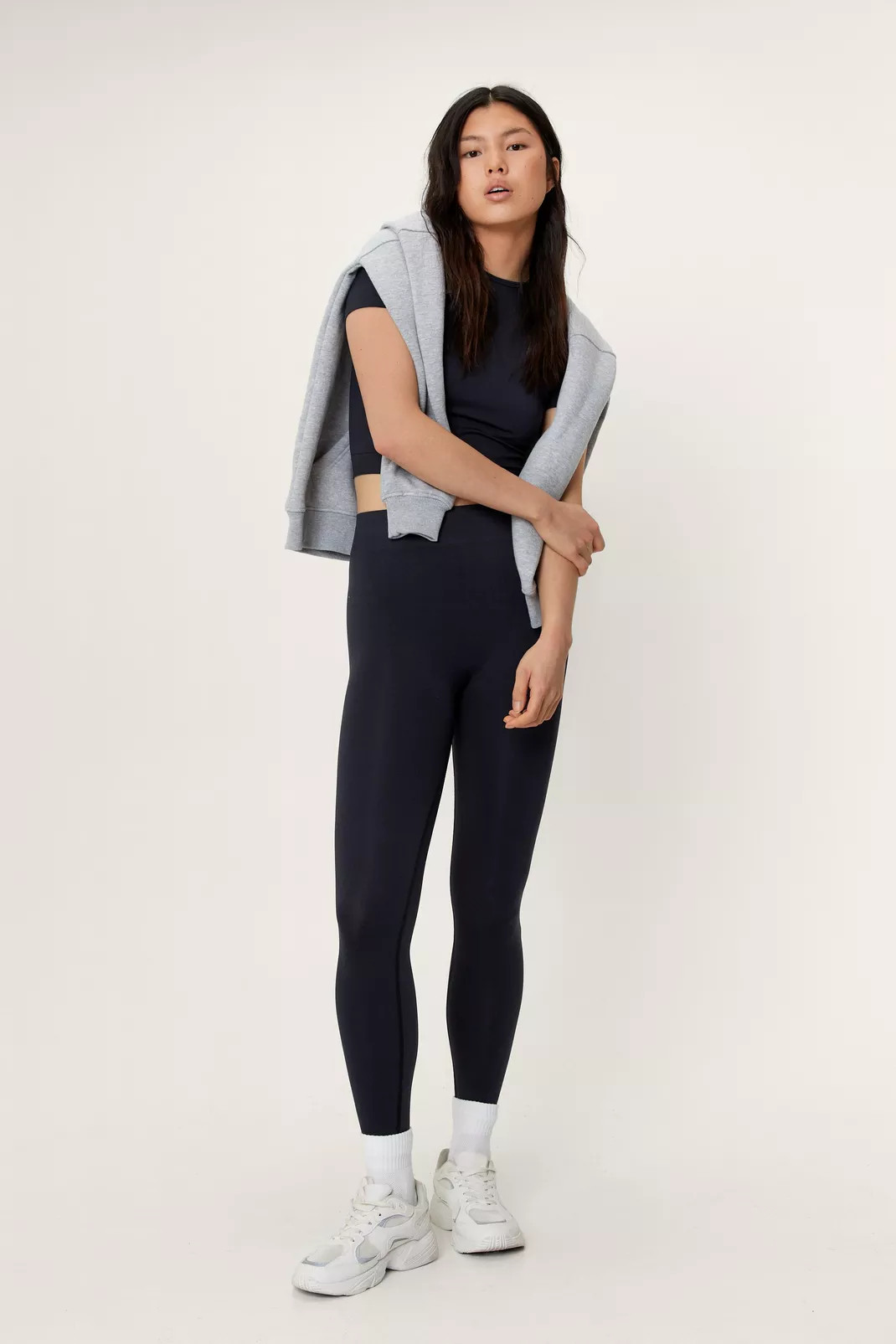 Sculpted Seamless Short Sleeve Top and Leggings Set | NastyGal (UK, IE)