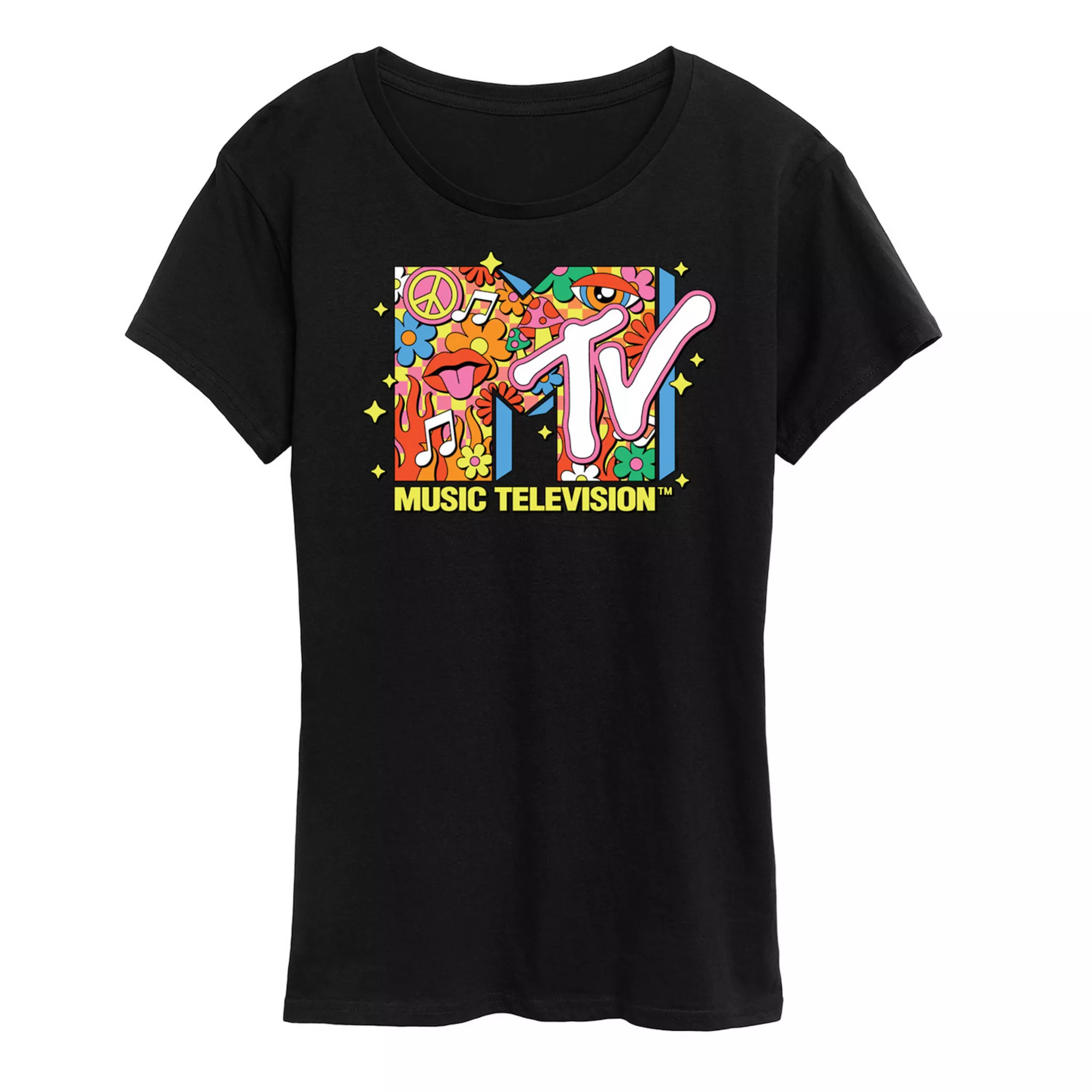 Women's MTV Logo Retro Collage Graphic Tee | Kohl's