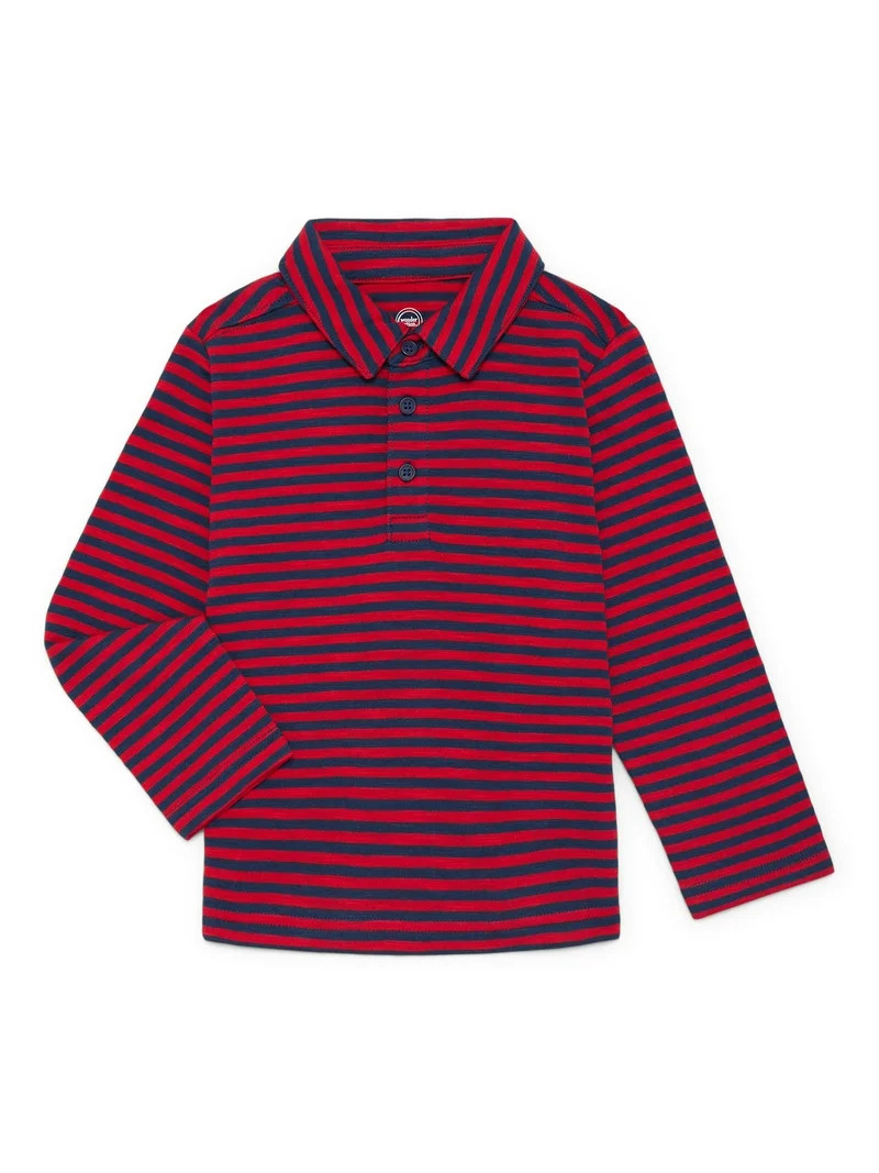 Wonder Nation Toddler Boy Henley Top, Sizes 12M-5T | Walmart (US)