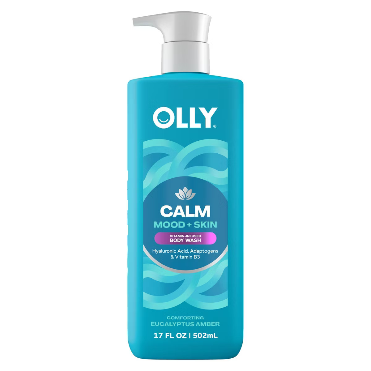 OLLY Calm Mood and Skin Vitamin-Infused Body Wash - Eucalyptus Amber - 17 fl oz | Target