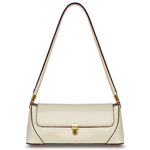 cuiab Shoulder Bag, Shoulder Bag for Women, Beige Purse, Beige Shoulder Bag, Vintage Shoulder Bag | Amazon (US)