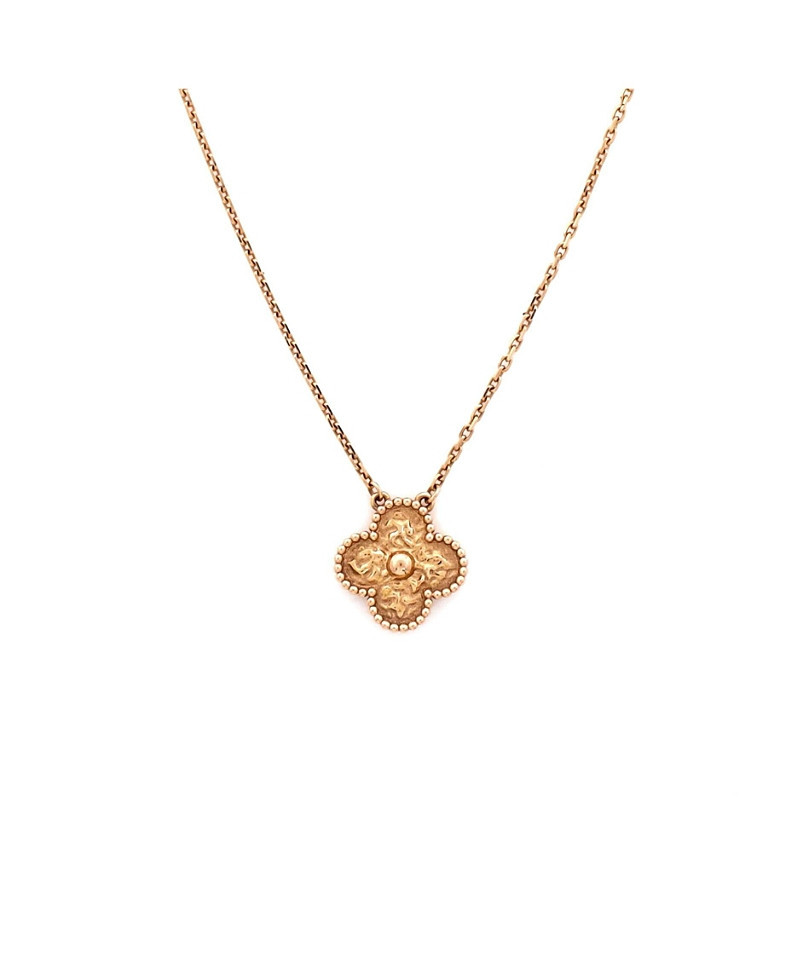Pre-Owned Van Cleef & Arpels Vintage Alhambra Pendant Necklace 18K Rose Gold, 17.25 | Bloomingdale's (US)