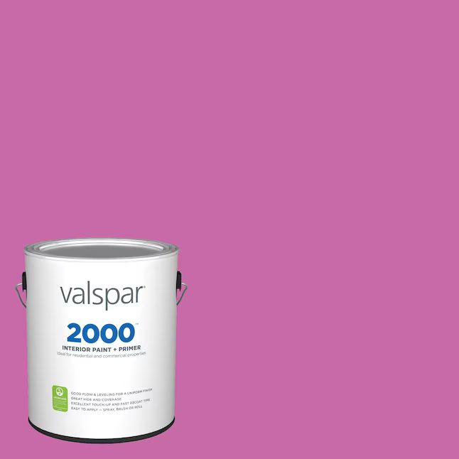 Valspar 2000 Flat Cosmic Pink 1001-1a Latex Interior Paint + Primer (1-Gallon) | Lowe's