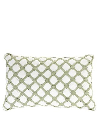 Southern Living Lattice Embroidered Breakfast Pillow | Dillard's | Dillard's