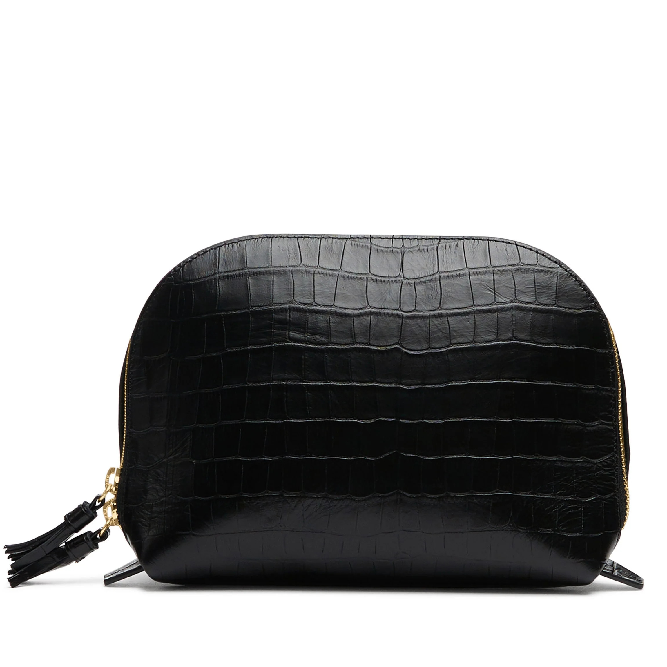 Large Clamshell Makeup Bag | Leatherology