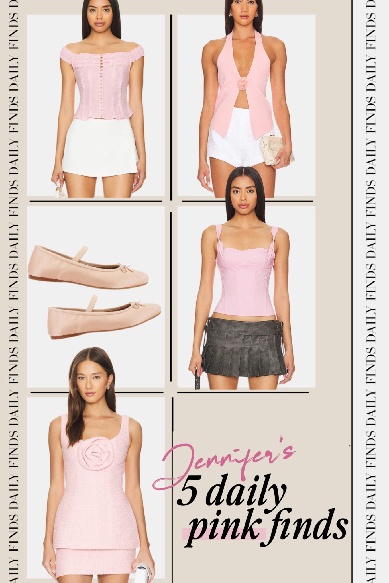 5 daily pink finds 

Amazon tops, Amazon favorites, revolve tops, bow tops, floral tops, coquette fashion, summer style 

#LTKfindsunder50 #LTKfindsunder100 #LTKstyletip