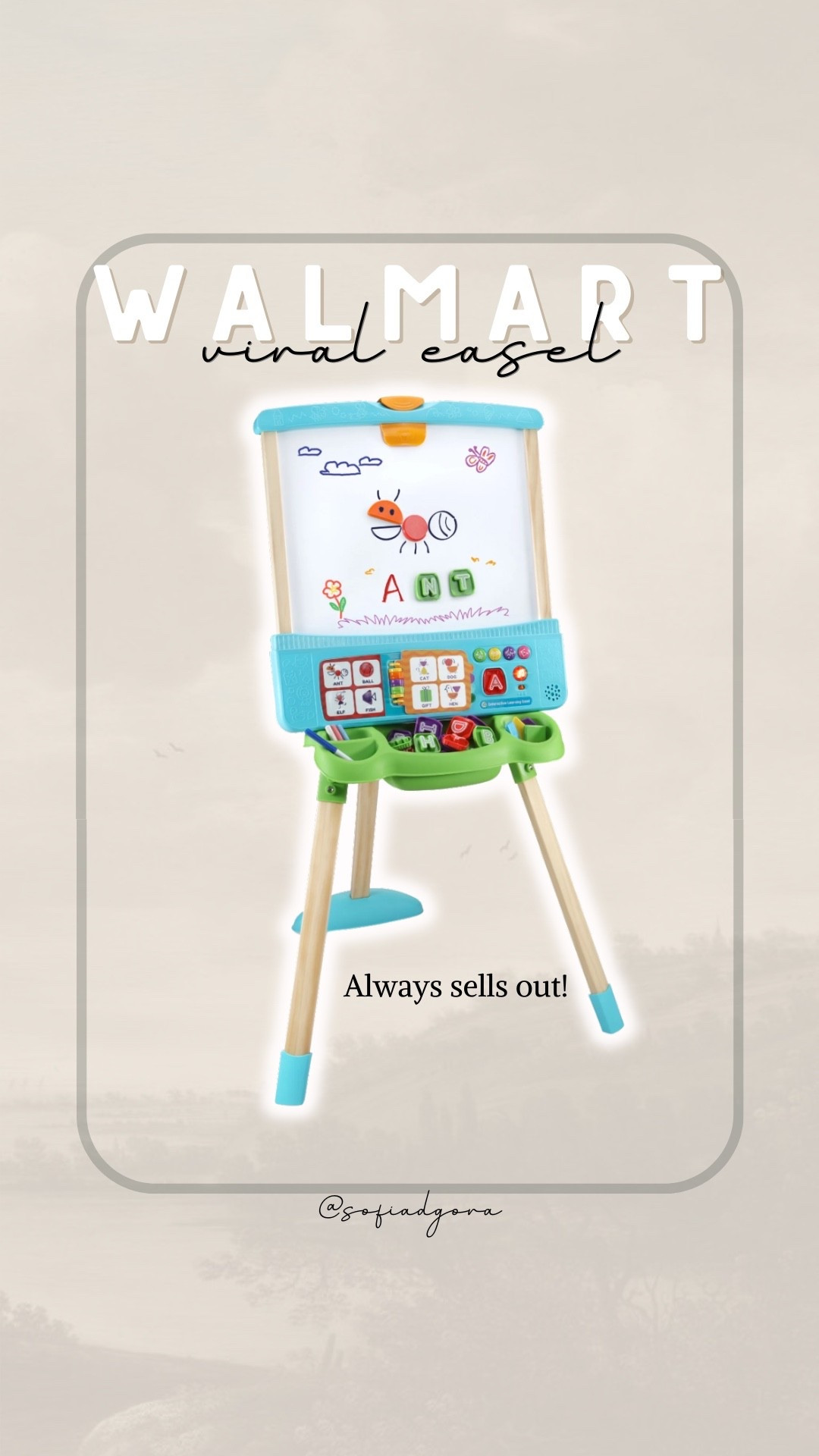 The viral Walmart kids easel is finally back in stock 🎨✨ This best-selling toddler learning easel is a must-have for playrooms, homeschool setups, and creative corners. It’s a 2-in-1 kids easel with chalkboard and dry erase board, plus magnetic letters, numbers, and storage bins—perfect for early learning, drawing, and hours of fun. Parents love it for preschool activities, Montessori play, and toddler art stations. Affordable, durable, and under $70—no wonder it always sells out!

Shop it now before it’s gone again 🔗 #walmartfinds #walmartkids #ltkhome #ltkfamily #ltkmom #kidsactivities #playroominspo #homeschoolroom #toddleractivities #preschoolideas #momlife 

#LTKKids #LTKFindsUnder100 #LTKHome