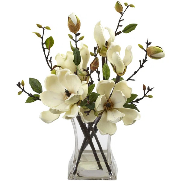Magnolia Centerpiece in Vase | Wayfair North America