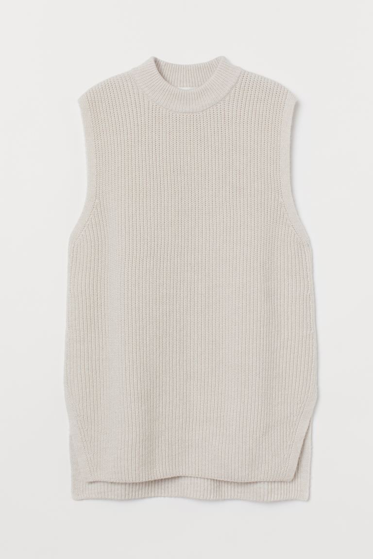 Rib-knit Sweater Vest | H&M (US + CA)