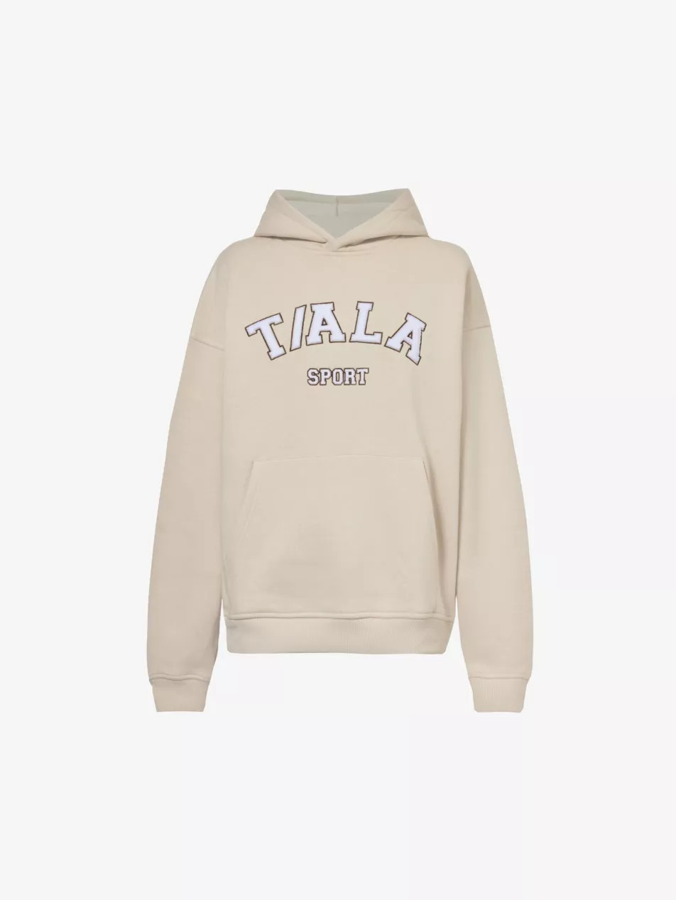 Volly logo-appliqué organic cotton and recycled polyester-blend hoody | Selfridges