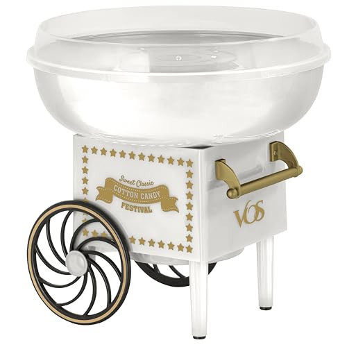 Cotton Candy Machine Kit - White Retro Cotton Candy Maker, Effortless Home Sugar Candy Maker Machine with Comprehensive User-Friendly Guide, Ideal for Parties & Fun Gatherings | Amazon (US)