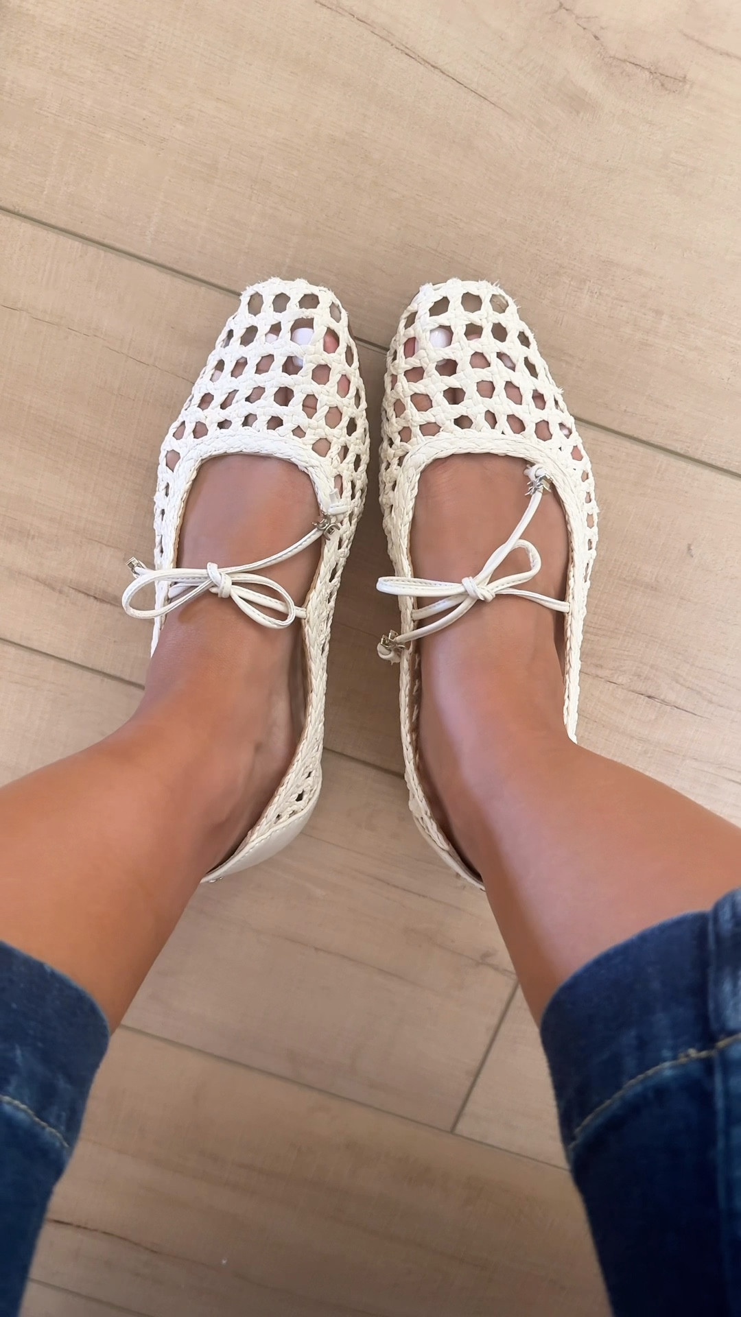 Woven ballet flats are TTS. Spring shoes. Summer shoes. Summer outfits. Spring outfits. Elevated casual. Every day outfits.

#LTKootd #LTKgrwm #LTKSeasonal