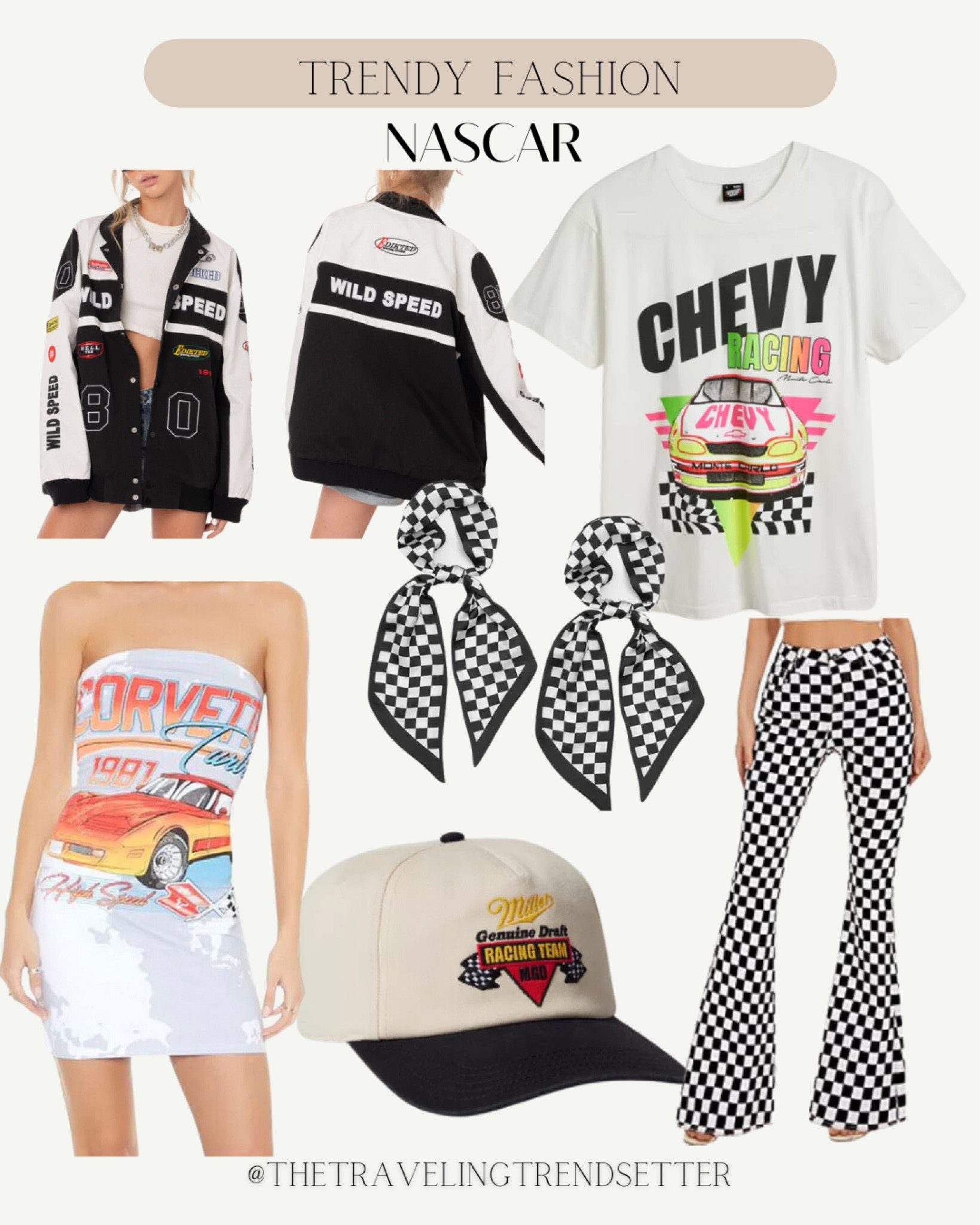 Trendy fashion for nascAr - nascar outfit - supercross - races - checkered - Amazon women’s fashion finds 

#LTKfindsunder50 #LTKstyletip #LTKFestival