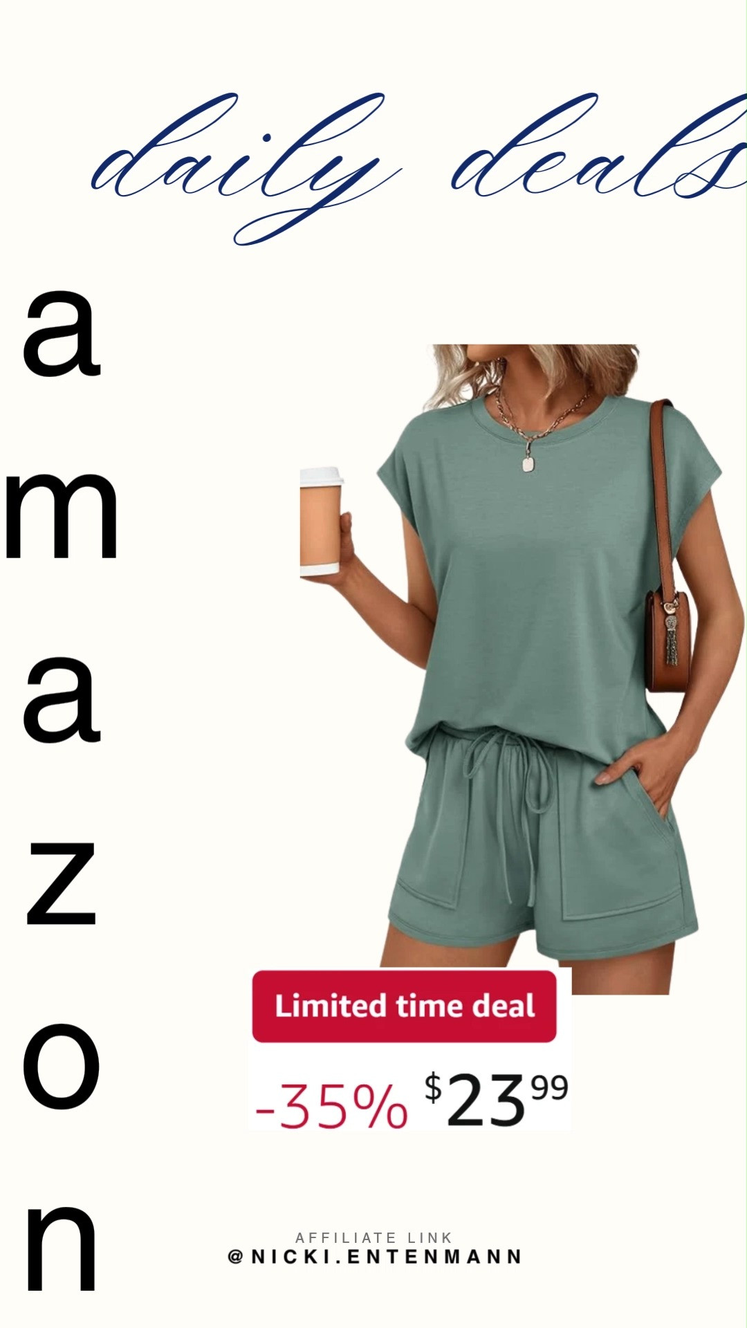 Stay effortlessly chic with this two piece short set featuring a crew neck cap sleeve top and drawstring shorts. Summer sweatsuit style meets comfort and pockets for everyday ease! 🌸👟☀️  

#AmazonFinds #TwoPieceSet #SummerStyle #Sweatsuit #CasualOutfit #MatchingSet #OOTD #Womenswear #ComfortStyle #FashionFinds #ShortSet 

 #LTKootd #LTKActive #LTKSaleAlert