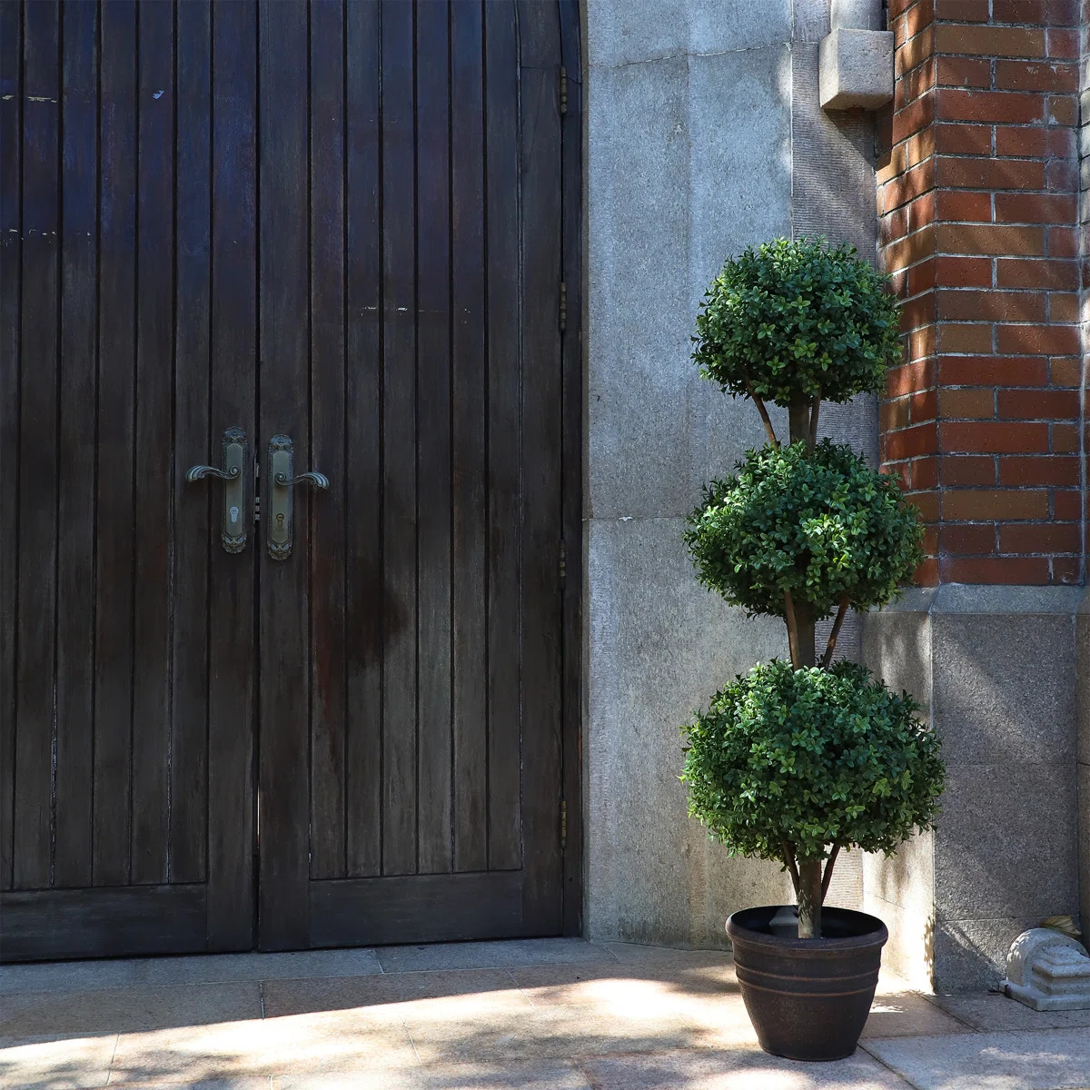 Artificial Boxwood Tree in Pot | Wayfair North America