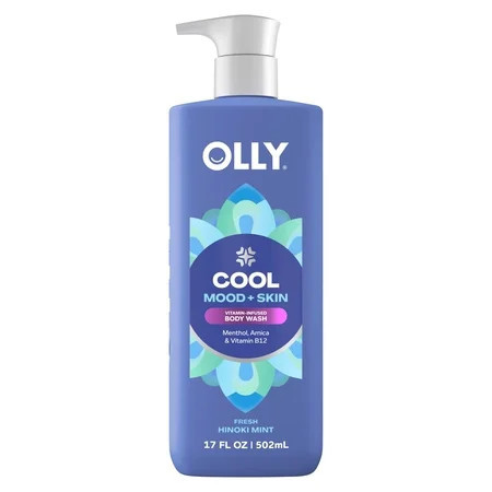 OLLY Body Wash Infused with Arnica & Vitamin B12 Cool Mood + Skin Hydrates & Cools Skin 17 FL oz | Walmart (US)