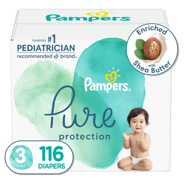 Pampers Pure Protection Diapers - (Select Size and Count) | Target