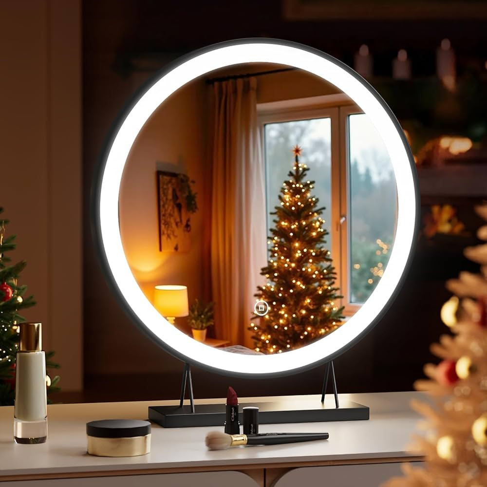 Heilmetz Vanity Mirror with Lights, Hollywood Mirror Dressing Table, Light up Mirror with Dimmabl... | Amazon (UK)