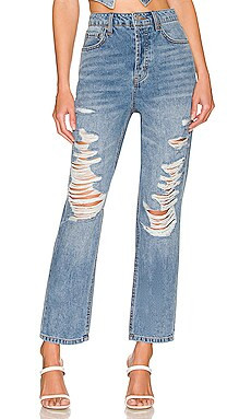 AFRM Dex Jean in Lapis Wash from Revolve.com | Revolve Clothing (Global)