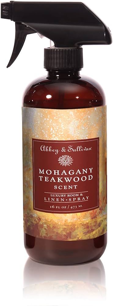 Abbey & Sullivan Linen Spray, Mahogany Teakwood, 16 oz. | Amazon (US)