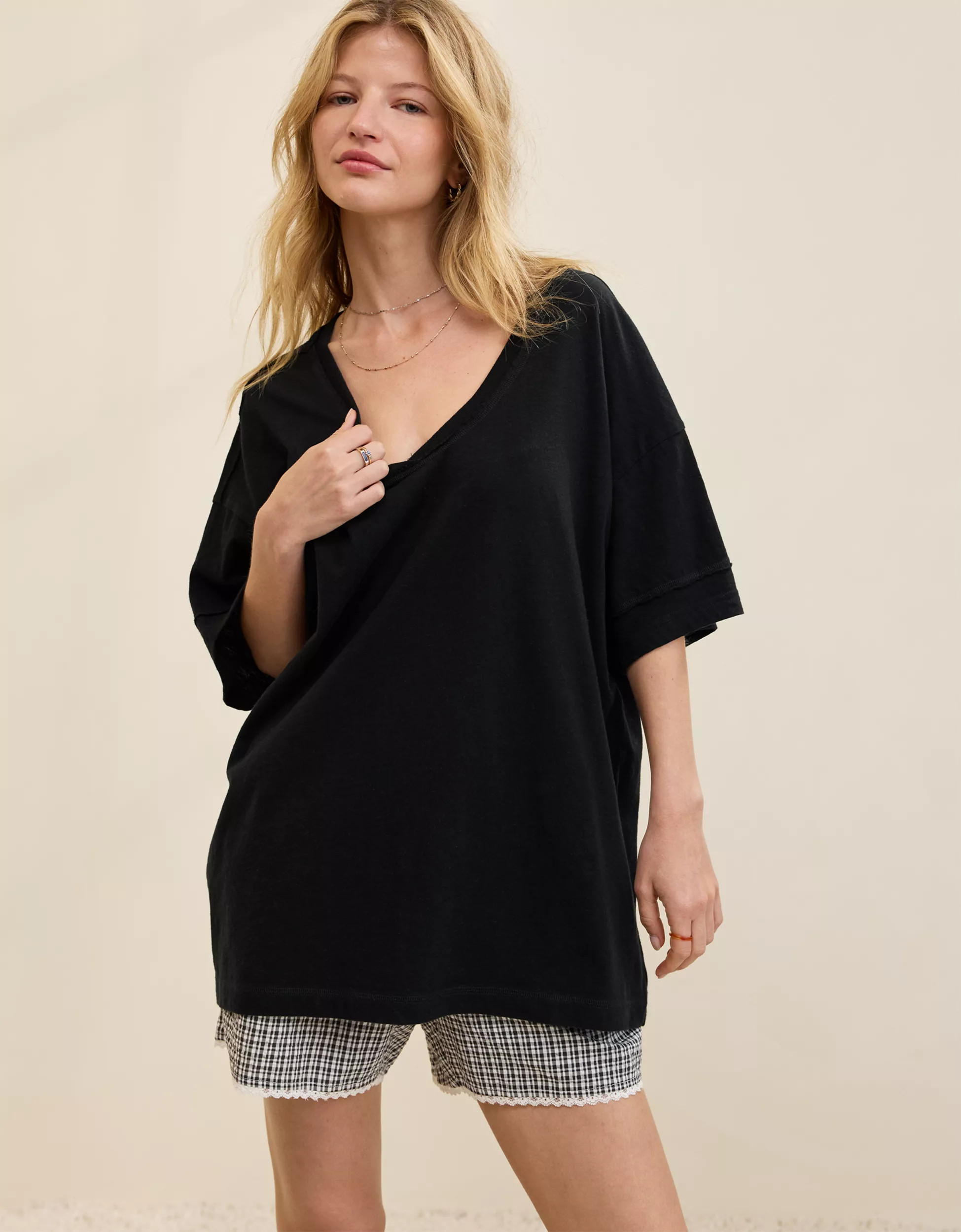 Aerie Voop Oversized Boyfriend T-Shirt | Aerie