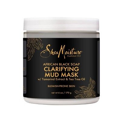 SheaMoisture African Black Soap Clarifying Mud Mask - 6oz | Target