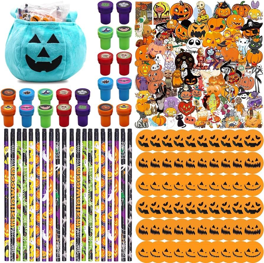 JOINBO 201Pcs Halloween Stationery Supplies Gift Set, Halloween Themed Party Favors Carnival Priz... | Amazon (US)