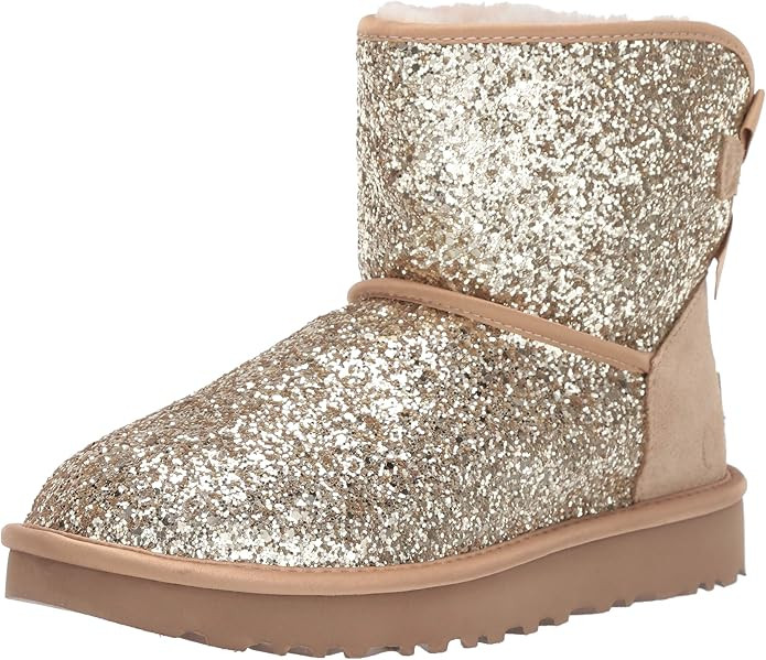 UGG Women's Classic Mini Bow Cosmos Boot | Amazon (US)