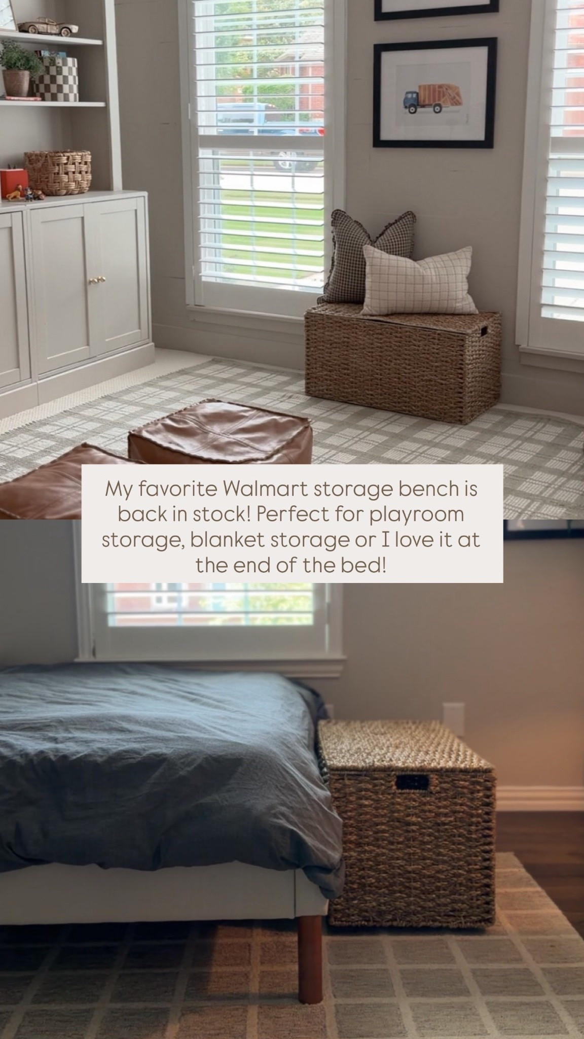 The best $59 woven storage trunk!

#LTKHome #LTKKids