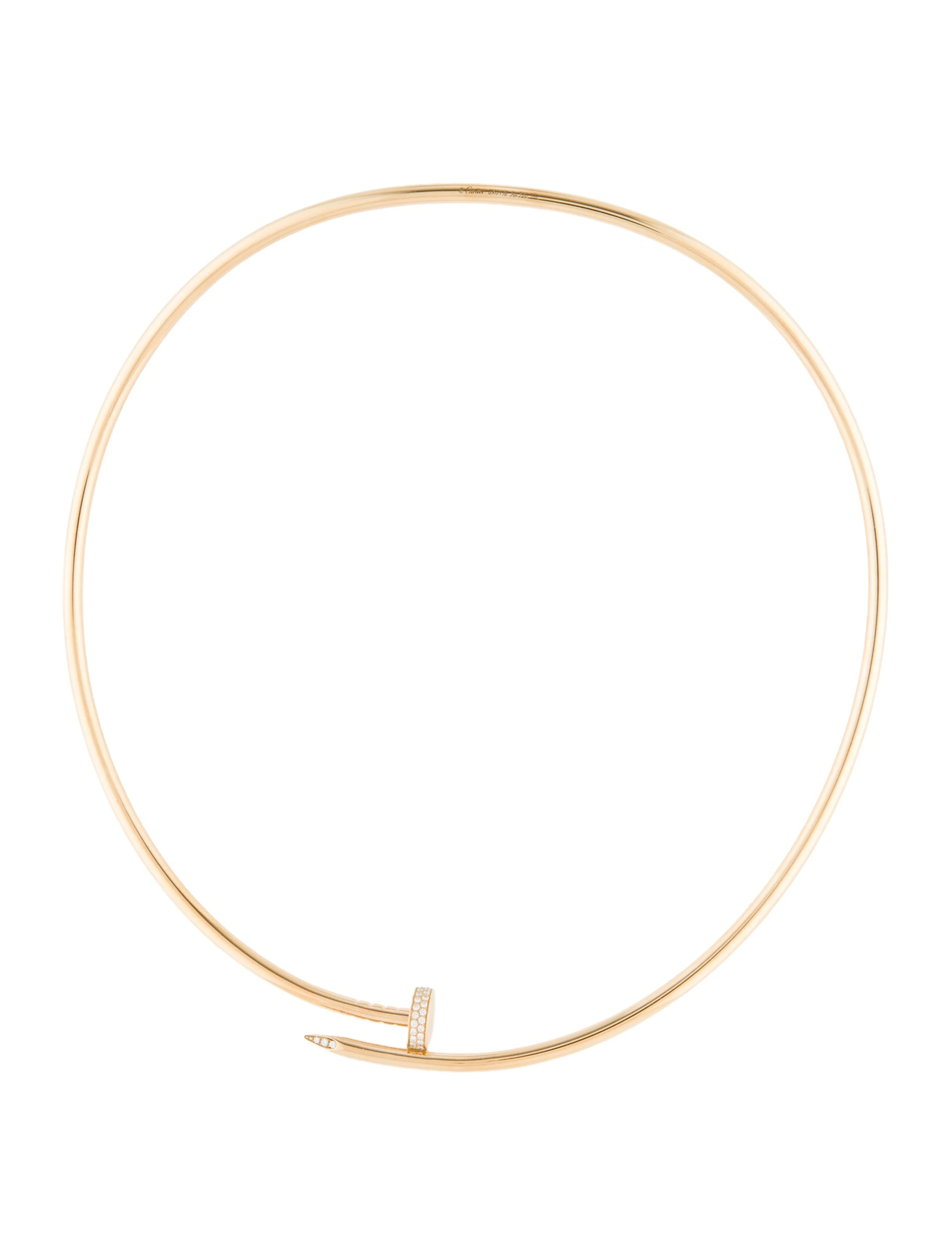 Diamonds Juste Un Clou Torque Necklace, Small Model | The RealReal