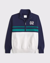 Essential Vintage Sunday Half-Zip | Abercrombie & Fitch (US)