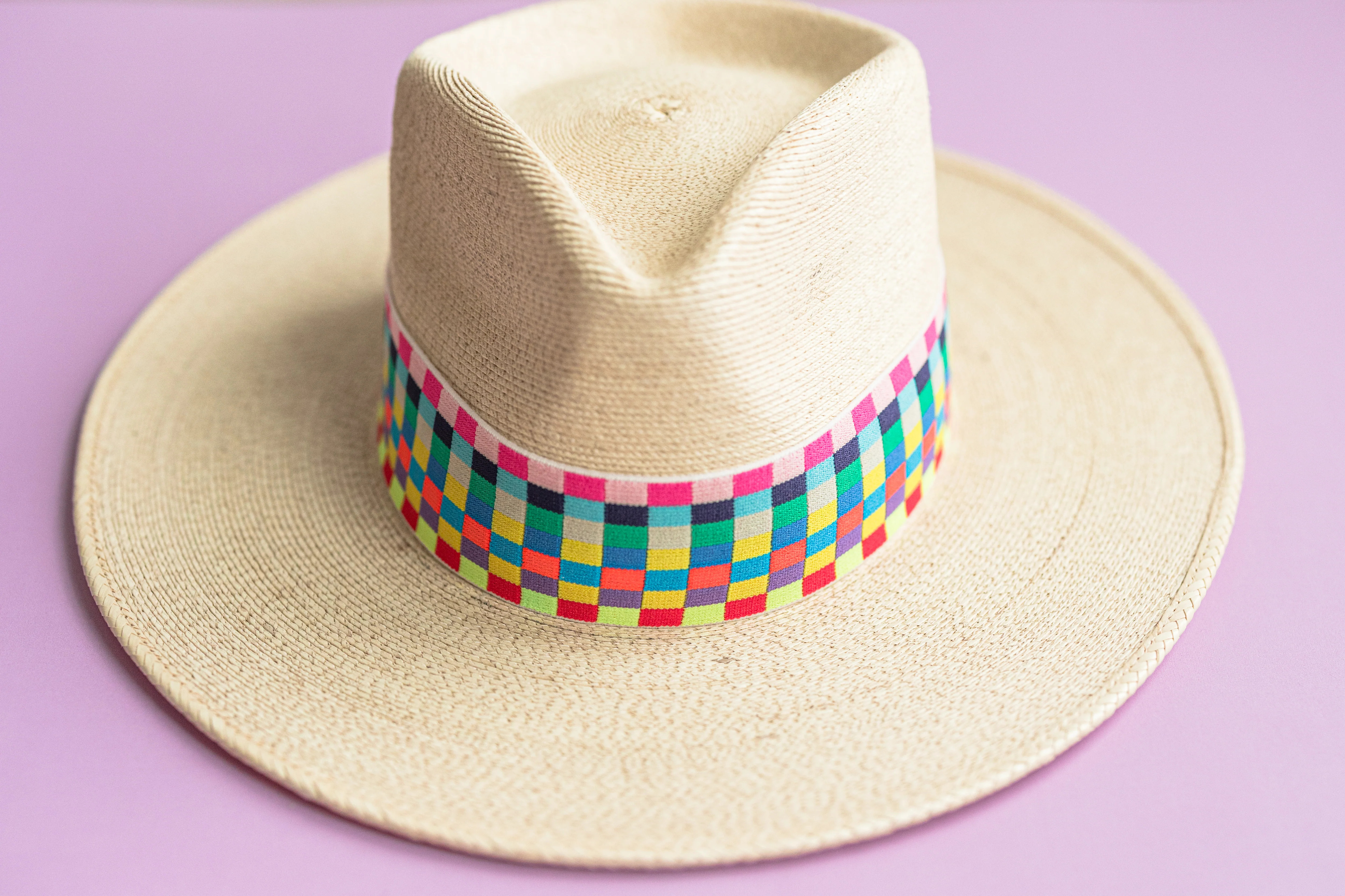 2” Bright Blocks Hat Band | Bandette Bands