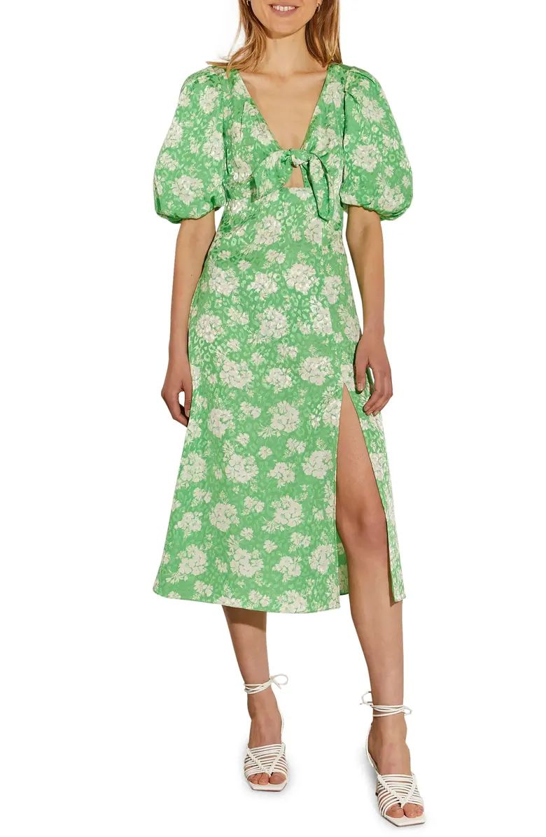 Floral Print Tie Front Dress | Nordstrom | Nordstrom