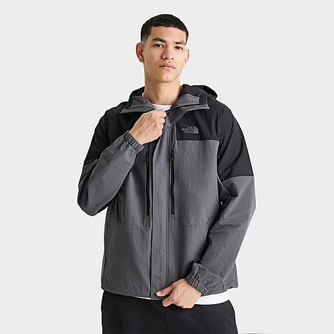 The North Face Men's Trishull Woven Full-Zip Hooded Jacket in Anthracite Grey/TNF Black Size: XL | JD Sports (US)