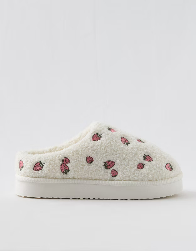 Aerie Sherpa Scuff Slippers | Aerie