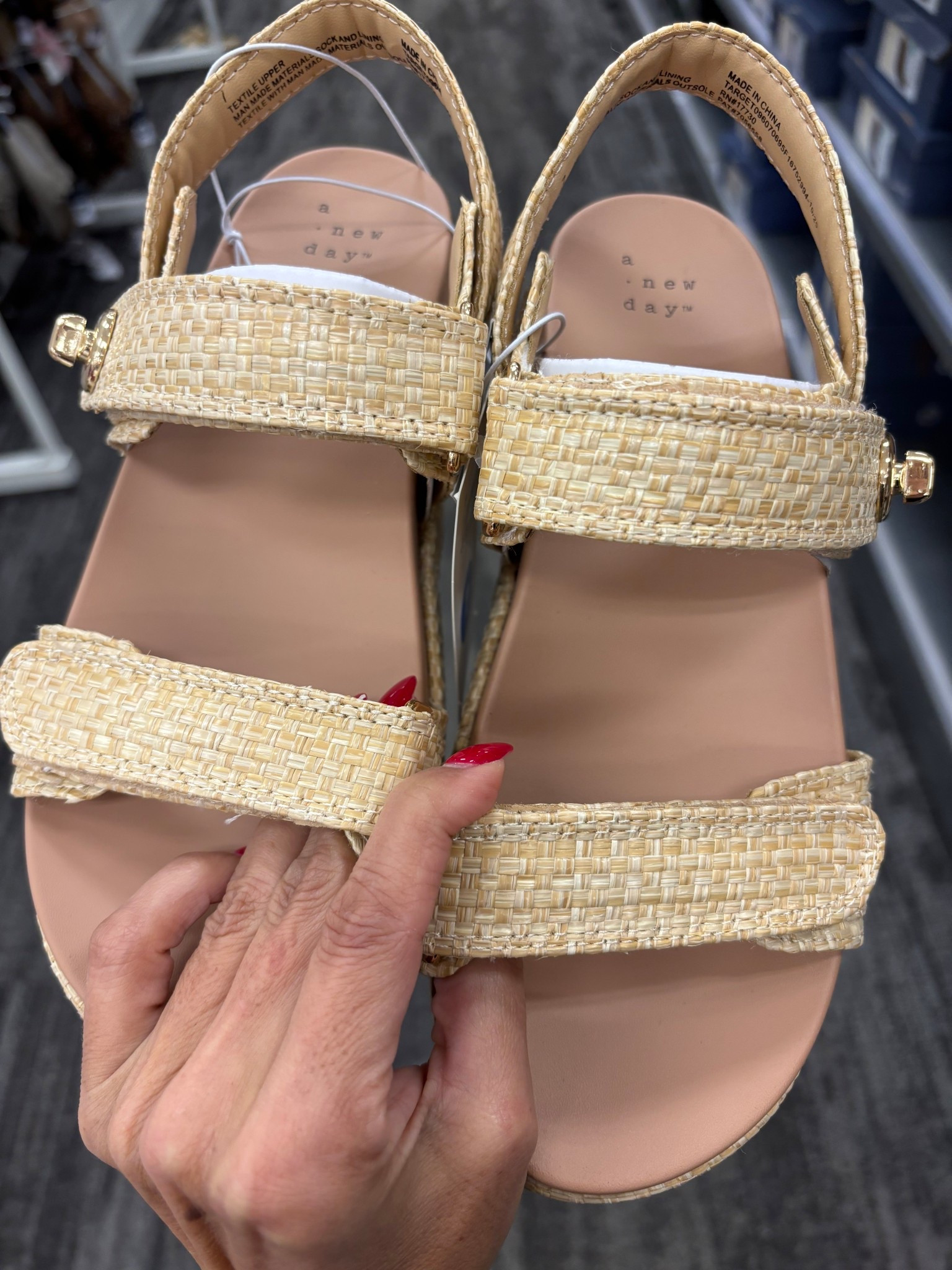 Double strap sandals 
Memory foam 

#LTKspringtrends #LTKSwim #LTKspring